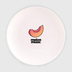 Тарелка 3D с принтом MELON MUSIC в Тюмени, фарфор | диаметр - 210 мм
диаметр для нанесения принта - 120 мм | mayot | melon | music | seemee | yungway | вэй | дыни | майот | мелон | мьюзик | сими | янг | янгвэй