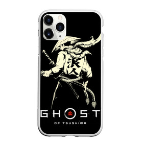 Чехол для iPhone 11 Pro матовый с принтом Ghost of Tsushima Samurai в Тюмени, Силикон |  | Тематика изображения на принте: 