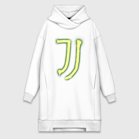 Платье-худи хлопок с принтом Juventus | Spray logo (2021) в Тюмени,  |  | 0x000000123 | juve | juventus | ronaldo | юве | ювентус