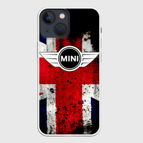 Чехол для iPhone 13 mini с принтом Mini Cooper в Тюмени,  |  | bmw | mini | mini cooper | авто | англия | бмв | британия | великобритания | машина | мини | мини купер | тачка