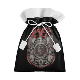 Подарочный 3D мешок с принтом Slayer в Тюмени, 100% полиэстер | Размер: 29*39 см | Тематика изображения на принте: kerry king | musical group | repentless | slayer | tom araya | метал | том арайа | трэш