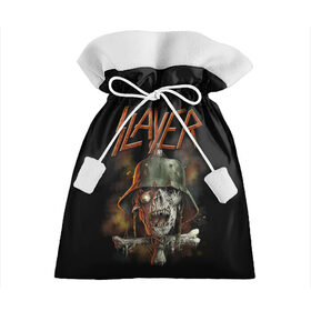 Подарочный 3D мешок с принтом Slayer в Тюмени, 100% полиэстер | Размер: 29*39 см | Тематика изображения на принте: kerry king | musical group | repentless | slayer | tom araya | метал | том арайа | трэш