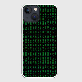 Чехол для iPhone 13 mini с принтом Бинарный код в Тюмени,  |  | 1 и 0 | binary | computer | green | matrix | programming | stream | streaming | system | бинарный | буквы | двоичная | двоичный | единицы | зеленые | код | кода | компьютерный | матрица | нули | поток | программирование | символы