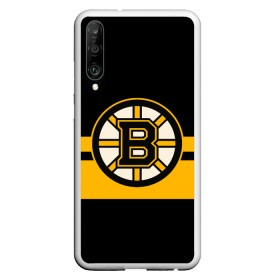 Чехол для Honor P30 с принтом BOSTON BRUINS NHL в Тюмени, Силикон | Область печати: задняя сторона чехла, без боковых панелей | black | boston | bruins | hockey | ice | logo | nhl | sport | usa | бостон | брюинз | логотип | нхл | спорт | хоккей