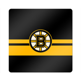 Магнит виниловый Квадрат с принтом BOSTON BRUINS NHL в Тюмени, полимерный материал с магнитным слоем | размер 9*9 см, закругленные углы | black | boston | bruins | hockey | ice | logo | nhl | sport | usa | бостон | брюинз | логотип | нхл | спорт | хоккей