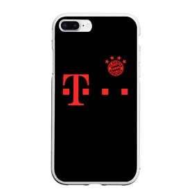 Чехол для iPhone 7Plus/8 Plus матовый с принтом FC Bayern M?nchen 20/21 в Тюмени, Силикон | Область печати: задняя сторона чехла, без боковых панелей | Тематика изображения на принте: 