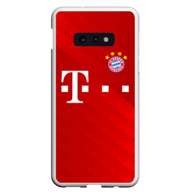 Чехол для Samsung S10E с принтом FC Bayern Munchen в Тюмени, Силикон | Область печати: задняя сторона чехла, без боковых панелей | Тематика изображения на принте: bayern | bayern munchen | champions league | fc bayern munchen | germany | munchen | бавария | германия | левандовски | лига чемпионов | мюнхен | рибери | роббен