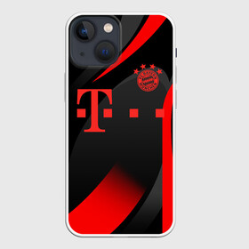 Чехол для iPhone 13 mini с принтом FC Bayern Munchen в Тюмени,  |  | bayern | bayern munchen | champions league | fc bayern munchen | germany | munchen | бавария | германия | левандовски | лига чемпионов | мюнхен | рибери | роббен