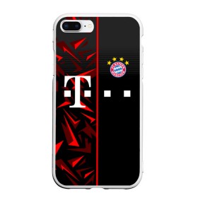 Чехол для iPhone 7Plus/8 Plus матовый с принтом FC Bayern Munchen Форма в Тюмени, Силикон | Область печати: задняя сторона чехла, без боковых панелей | bayern | bayern munchen | champions league | fc bayern munchen | germany | munchen | бавария | германия | левандовски | лига чемпионов | мюнхен | рибери | роббен