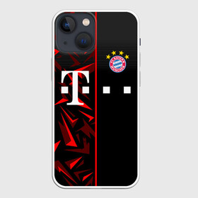 Чехол для iPhone 13 mini с принтом FC Bayern Munchen Форма в Тюмени,  |  | bayern | bayern munchen | champions league | fc bayern munchen | germany | munchen | бавария | германия | левандовски | лига чемпионов | мюнхен | рибери | роббен