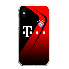 Чехол для iPhone XS Max матовый с принтом FC Bayern Munchen Форма в Тюмени, Силикон | Область печати: задняя сторона чехла, без боковых панелей | bayern | bayern munchen | champions league | fc bayern munchen | germany | munchen | бавария | германия | левандовски | лига чемпионов | мюнхен | рибери | роббен