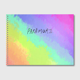 Альбом для рисования с принтом PARAMORE в Тюмени, 100% бумага
 | матовая бумага, плотность 200 мг. | Тематика изображения на принте: paramore | rock | twilight | парамор | рок | сумерки | хейли уильямс