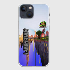 Чехол для iPhone 13 mini с принтом MINECRAFT в Тюмени,  |  | craft | creeper | dungeon | dungeons | earth | game | logo | mine | minecraft | minecraft dungeons | mobile | online | дунгеонс | земля | зомби | игра | крипер | лого | майкрафт | майнкрафт | онлайн | подземелье