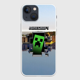 Чехол для iPhone 13 mini с принтом MINECRAFT   МАЙНКРАФТ в Тюмени,  |  | craft | creeper | dungeon | dungeons | earth | game | logo | mine | minecraft | minecraft dungeons | mobile | online | дунгеонс | земля | зомби | игра | крипер | лого | майкрафт | майнкрафт | онлайн | подземелье