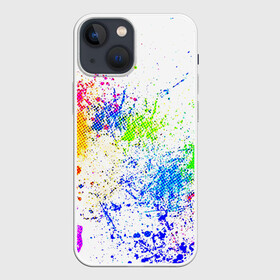 Чехол для iPhone 13 mini с принтом БРЫЗКИ КРАСОК в Тюмени,  |  | watercolor | абстракция красок | акварель | брызги красок | живопись | краска | потертость красок | текстуры