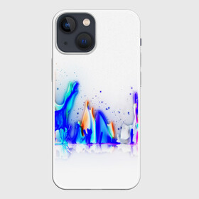 Чехол для iPhone 13 mini с принтом КРАСКИ В НЕОНЕ в Тюмени,  |  | watercolor | абстракция красок | акварель | брызги красок | живопись | краска | потертость красок | текстуры