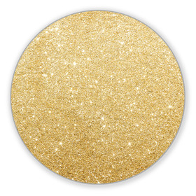 Коврик для мышки круглый с принтом Золотой песок в Тюмени, резина и полиэстер | круглая форма, изображение наносится на всю лицевую часть | блеск | блёстки | золото | песок | розовое золото | розовый | сияние | стразы