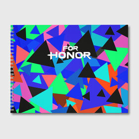 Альбом для рисования с принтом FOR HONOR в Тюмени, 100% бумага
 | матовая бумага, плотность 200 мг. | Тематика изображения на принте: for honor | game | за честь | игра | онор | фор хонор