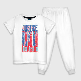 Детская пижама хлопок с принтом Justice League в Тюмени, 100% хлопок |  брюки и футболка прямого кроя, без карманов, на брюках мягкая резинка на поясе и по низу штанин
 | Тематика изображения на принте: aquaman | batman | cyborg | flash | justice league movie (2017) | superman | vdpartat | wonder woman | аквамен | бетмен | лига справедливости | супермен | флеш | чудо женщина