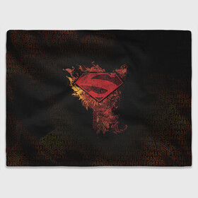 Плед 3D с принтом Superman в Тюмени, 100% полиэстер | закругленные углы, все края обработаны. Ткань не мнется и не растягивается | man | steel | superman | vdzajul | супермен | супермэн