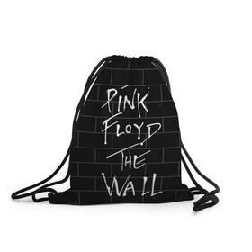 Рюкзак-мешок 3D с принтом PINK FLOYD в Тюмени, 100% полиэстер | плотность ткани — 200 г/м2, размер — 35 х 45 см; лямки — толстые шнурки, застежка на шнуровке, без карманов и подкладки | Тематика изображения на принте: pink floyd | the wall | пинк флоид | стена