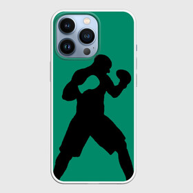 Чехол для iPhone 13 Pro с принтом Боксер в Тюмени,  |  | ufc | бег | бокс | гантели | груша | кикбоксинг | ринг | спорт | удар | физкультура