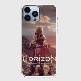 Чехол для iPhone 13 Pro Max с принтом Horizon Forbidden West в Тюмени,  |  | aloy | guerrilla games | horizon forbidden west | hunt | zero dawn | горизонт | запретный запад | игры | нулевой рассвет | охота | элой