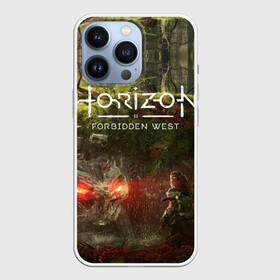 Чехол для iPhone 13 Pro с принтом Horizon Forbidden West в Тюмени,  |  | aloy | guerrilla games | horizon forbidden west | hunt | zero dawn | горизонт | запретный запад | игры | нулевой рассвет | охота | элой