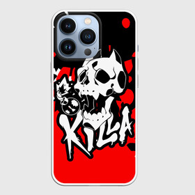 Чехол для iPhone 13 Pro с принтом KILLA красные брызги в Тюмени,  |  | battle | blood | crusaders | dio | giorno | giovanna | jojo | jojos | jotaro | killer queen. wind | manga | ora | stardust | vento aureo | джо джо | манга | ора