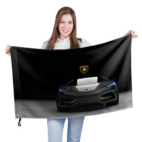 Флаг 3D с принтом Lamborghini URUS в Тюмени, 100% полиэстер | плотность ткани — 95 г/м2, размер — 67 х 109 см. Принт наносится с одной стороны | bolide | car | italy | lamborghini | motorsport | power.prestige | автомобиль | автоспорт | болид | италия | ламборгини | мощь | престиж