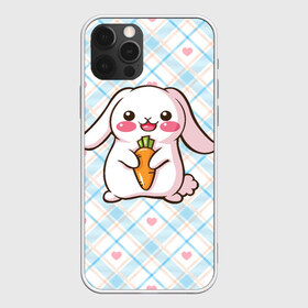 Чехол для iPhone 12 Pro Max с принтом Милый зайка в Тюмени, Силикон |  | веган | вегетарианец | животное | зайцы | зайчик | зайчонок | заяц | кролик | кроль | крольчонок | овощи | пушистик