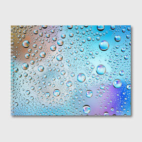 Альбом для рисования с принтом Капли голубой роса стекло вода в Тюмени, 100% бумага
 | матовая бумага, плотность 200 мг. | Тематика изображения на принте: вода | градиент | для всех | дождь | капли | летний | на каждый день | обычный | окно | поверхность | повседневный | размытость | роса | стекло