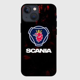 Чехол для iPhone 13 mini с принтом Scania в Тюмени,  |  | Тематика изображения на принте: scania | автобус | грузовик | дальнобой | дальнобойщик | лев | скания | фура | шведское авто