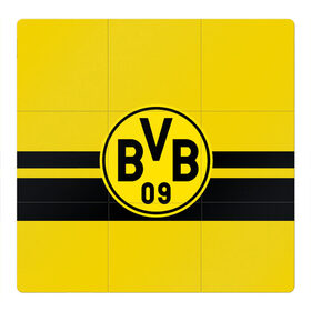 Магнитный плакат 3Х3 с принтом BORUSSIA DORTMUND в Тюмени, Полимерный материал с магнитным слоем | 9 деталей размером 9*9 см | borussia | bundesliga | football | germani | sport | бундеслига | германия | желтый | логотип | спорт | футбол