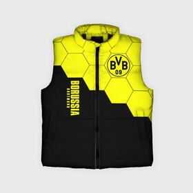 Детский жилет утепленный 3D с принтом Borussia Dortmund в Тюмени,  |  | borussia | bvb | dortmund | fifa | football | soccer | uefa | боруссия | германия | клуб | лига | матч | мяч | спорт | уефа | фифа | футбол | шмельцер