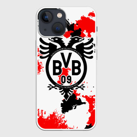 Чехол для iPhone 13 mini с принтом FC Borussia в Тюмени,  |  | football | germany | sancho dortmund | soccer | бавария | боруссия | дортмунд | лига чемпионов | псж | футбол | холанд | эрлинг холанд