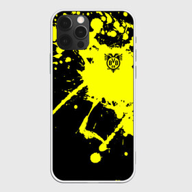 Чехол для iPhone 12 Pro с принтом FC Borussia в Тюмени, силикон | область печати: задняя сторона чехла, без боковых панелей | football | germany | sancho dortmund | soccer | бавария | боруссия | дортмунд | лига чемпионов | псж | футбол | холанд | эрлинг холанд