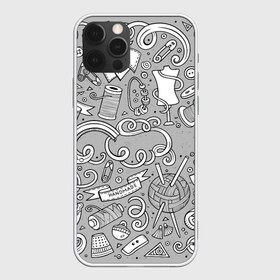Чехол для iPhone 12 Pro Max с принтом handmade в Тюмени, Силикон |  | handmade | иголка | инструменты для шитья | хэндмэйд | швея | шить