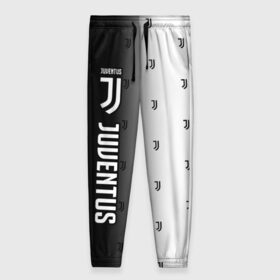 Женские брюки 3D с принтом JUVENTUS / ЮВЕНТУС в Тюмени, полиэстер 100% | прямой крой, два кармана без застежек по бокам, с мягкой трикотажной резинкой на поясе и по низу штанин. В поясе для дополнительного комфорта — широкие завязки | 
