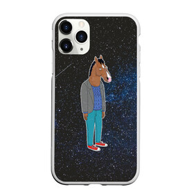 Чехол для iPhone 11 Pro матовый с принтом galaxy BoJack в Тюмени, Силикон |  | horseman | абстракция | аниме | артхаус | боджек | галактика | звёзды | конь боджек | космос | эстетика