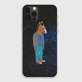 Чехол для iPhone 12 Pro Max с принтом galaxy BoJack в Тюмени, Силикон |  | horseman | абстракция | аниме | артхаус | боджек | галактика | звёзды | конь боджек | космос | эстетика