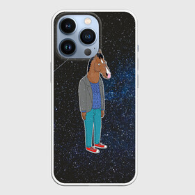 Чехол для iPhone 13 Pro с принтом galaxy BoJack в Тюмени,  |  | horseman | абстракция | аниме | артхаус | боджек | галактика | звёзды | конь боджек | космос | эстетика