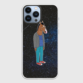Чехол для iPhone 13 Pro Max с принтом galaxy BoJack в Тюмени,  |  | horseman | абстракция | аниме | артхаус | боджек | галактика | звёзды | конь боджек | космос | эстетика