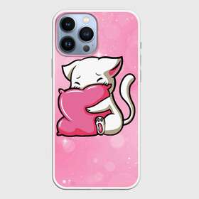 Чехол для iPhone 13 Pro Max с принтом Грустная кошечка в Тюмени,  |  | cat | кот | котенок | котик | кошачьи | кошка | кошки | милая | милый