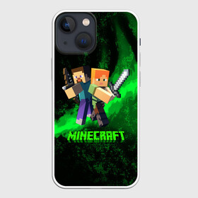 Чехол для iPhone 13 mini с принтом Minecraft   Майнкрафт в Тюмени,  |  | craft | creeper | dungeon | dungeons | earth | game | logo | mine | minecraft | mobile | online | дунгеонс | земля | зомби | игра | крипер | лого | майкрафт | майнкрафт | мобайл | онлайн | подземелье | подземелья