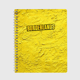 Тетрадь с принтом Borderlands в Тюмени, 100% бумага | 48 листов, плотность листов — 60 г/м2, плотность картонной обложки — 250 г/м2. Листы скреплены сбоку удобной пружинной спиралью. Уголки страниц и обложки скругленные. Цвет линий — светло-серый
 | 2k | bl | bl3 | borderlands | legendary | lilith | loot | looter shooter | pc | review | zombie island | брик | лилит | мордекай | пограничье | роланд