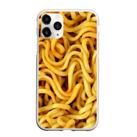 Чехол для iPhone 11 Pro Max матовый с принтом Лапша в Тюмени, Силикон |  | доширак | еда | желтый | лапша | пища