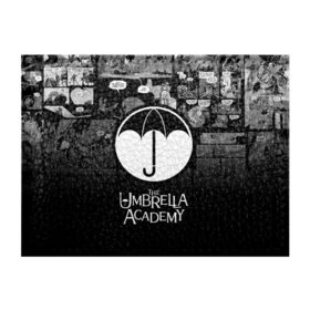 Обложка для студенческого билета с принтом Академия Амбрелла в Тюмени, натуральная кожа | Размер: 11*8 см; Печать на всей внешней стороне | the umbrella academy | umbrella | академия амбрелла | амбрелла | герб | зонтик | комиксы