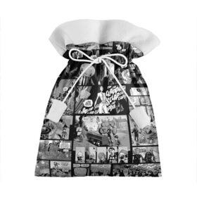 Подарочный 3D мешок с принтом Академия Амбрелла в Тюмени, 100% полиэстер | Размер: 29*39 см | Тематика изображения на принте: the umbrella academy | umbrella | академия амбрелла | амбрелла | зонтик | комиксы