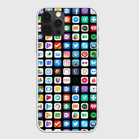 Чехол для iPhone 12 Pro Max с принтом Iphone and Apps Icons в Тюмени, Силикон |  | Тематика изображения на принте: android | apk | apps | icon | iphone | iphone and apps icons | social | айфон | андроид | значок | приложение